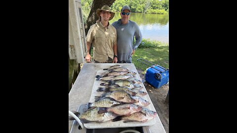 Catching crappie with the Champ