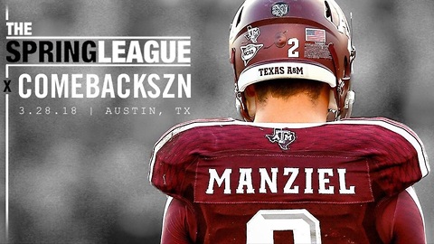 Johnny Manziel Announces His Pro Comeback, Starting with the Spring League