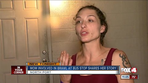 Mom involved in brawl at school bus stop shared her story