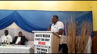 SOUTH AFRICA - Johannesburg - Support for Sekunjalo Independent Media (videos) (e3Y)