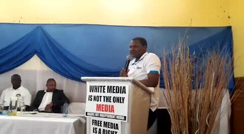 SOUTH AFRICA - Johannesburg - Support for Sekunjalo Independent Media (videos) (e3Y)