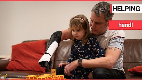 Dad becomes first military veteran to receive a 3D-printed multi-grip 'bionic arm'