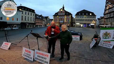 Mahnwache Nr. 173 in Schwäbisch Gmünd am 21.03.2023