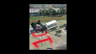 |MiniBeamNG/ Trucks Jumping #9 #Shorts