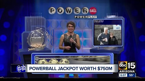 Powerball grows to $750 million after no winner was named Saturday