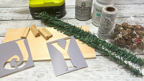 Joy Shelf Sitter || Using Mostly Dollar Tree Materials [ Just 1 Easy DIY ]