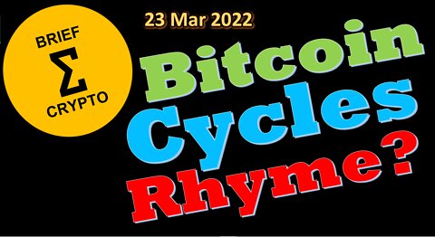 BriefCrypto BITCOIN CYCLES RHYMING ?? - Following BTC having 2 peak to low Fractal? 23 March