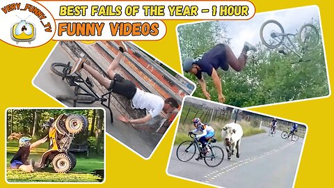 Best fails of the year - 1 hour / Funny videos