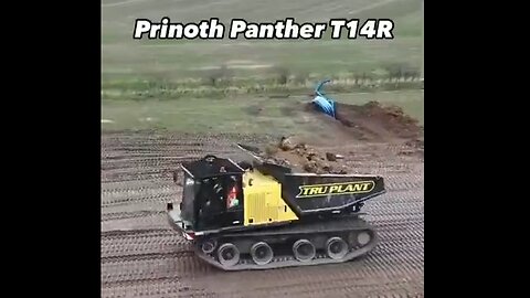 Prinoth Panther T14R dump truck in operation