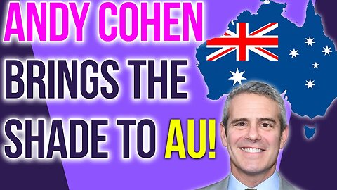 Andy Cohen Brings the shade to AU! #andycohen #australia #pride #wwhl