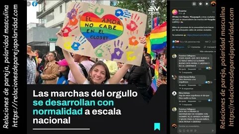 LGBTIQ+ debe ser respetado pero no promocionado, explico las razones, todo es un plan