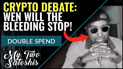 DEBATE CRYPTO Appearance! - Wen Will The Bleeding Stop for #bitcoin