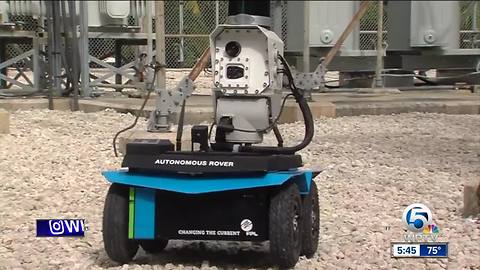 FPL reveals new autonomous substation robot