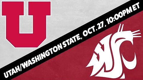 Washington State Cougars vs Utah Utes Predictions and Odds | Wazzu vs Utah Betting Preview | Oct 27