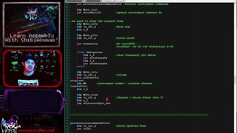 6502 ChibiTracks: Lesson CT3 - The main play routine