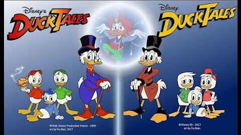 Jeff Pescetto & Felicia Barton - Ducktales (Full Theme Songs Mix - Original VS Modern) [A+ Quality]