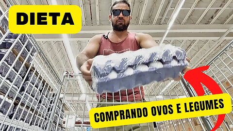 DIETA nossa compra de alimentos verduras legumes e ovos