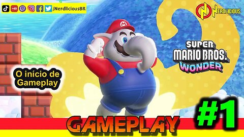 🎮 GAMEPLAY! O início de Gameplay de SUPER MARIO BROS. WONDER tá incrível! Confira!