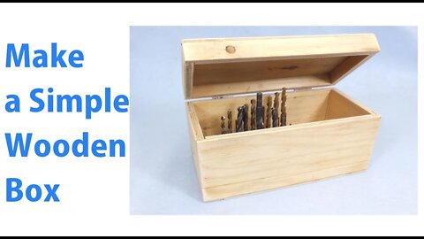 Making a Simple Wooden Storage Box | A Woodworkweb woodworking video