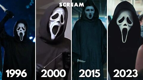 Evolution of Ghostface "Scream" in Movies & TV (1996-2023)