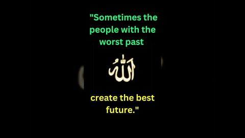 Sometimes the people with the worst past create the best future | #shorts #quotes #life #viral #yt |