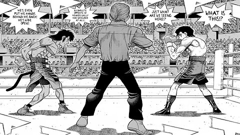 HAJIME NO IPPO 1395 - WALLY'S TAKING THE INITIATIVE! - ENGLISH MANGA