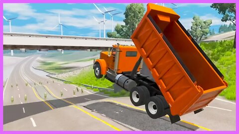 TruckFails | Trucks vs Bridges #03 | BeamNG.Drive |TrucksFails