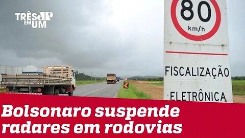 Governo determina suspensão de radares em rodovias federais