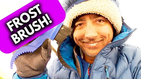 How to Remove Frost Winter Camping Mountaineering (4k UHD)