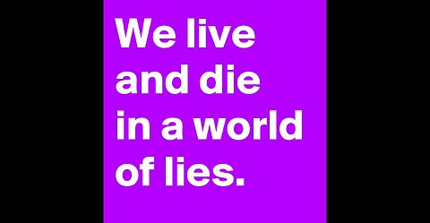 It's all an illusion. It's all fairy tales. Wake up now