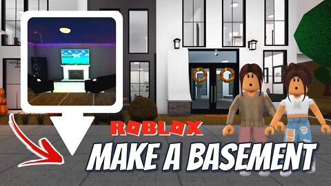 Bloxburg Basement Tutorial - How to Make a Basement in Roblox Bloxburg