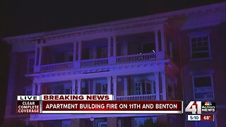 KCFD investigating cause of early-morning fire at apartment building