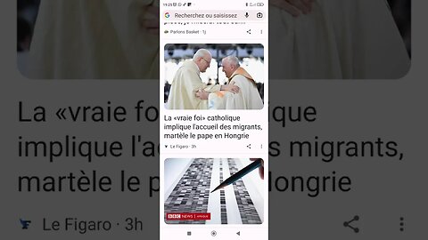 ⚕️BERGOGLIO veut ISLAMISER☪️ la Hongrie