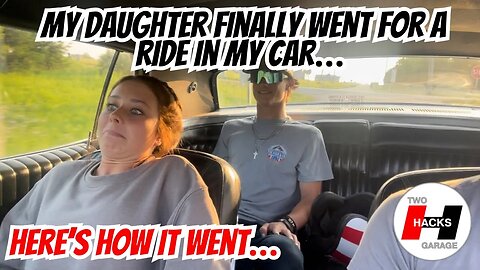 My Daughter Finally Went For a Ride in My Fast Car.. Here is Her Reaction.. #reaction