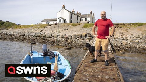 UK electrician becomes landlord of pub on tiny island off British coast as well as its 'KING'