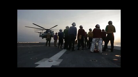 Marine Heli Ops Aboard USS Arlington (LPD-24) #Shorts