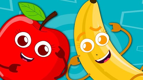 Apples and Bananas Poem 2024 - New Nursery Rhyme Song 2024 - Cartoons for Babies - English Poems