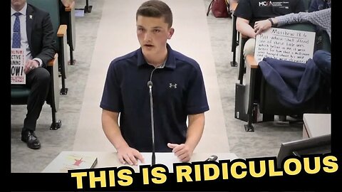 Student Blasts School Board After His Teacher Read From a Pornographic Book To The Entire Class.