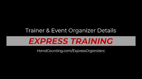 Express Training - Tips for Trainers and Organizers