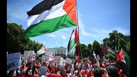 Gaza War Protesters Slam Biden in WH 'Red Line' Rally