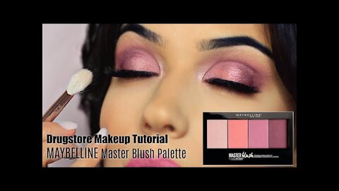 Drugstore Makeup Tutorial - Blush Palette Eye + Face & Lips - TheMakeupChair