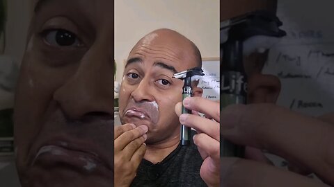 ASMR SHAVE Life Razor prototype by Design94 first try💈🔊🪒🧼🎞️👌🏾💈#asmr #grooming #shaving #life #sotd