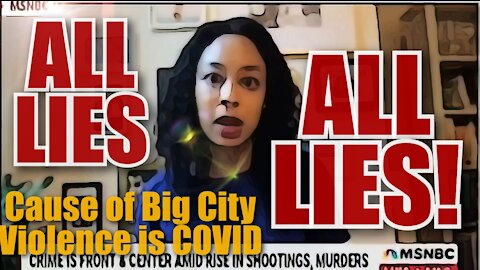 MSNBC BIG CITY MURDER RATE IS DUE TO COVID ALL LIES ALL LIES