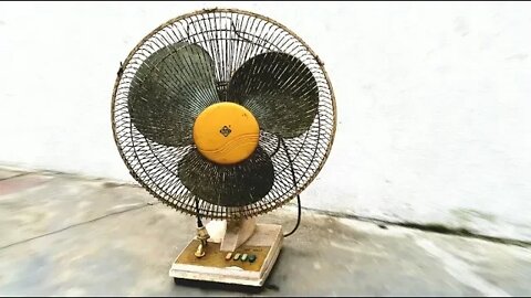 Restoration vintage table fan | Restore my father's old fan