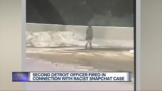 Second Detroit police officer involved in racist Snapchat post fired