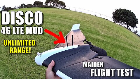 Parrot DISCO Unlimited Control Range! - 4G LTE Mod Flight Test In-Depth 😱😍