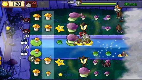 Plants Vs Zombies Fog Level 8 (Eight)