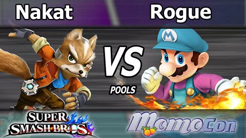 MVG|RoguePenguin (Mario) vs. CLG|Nakat (Fox) - Wii U Pools - Momocon 2017