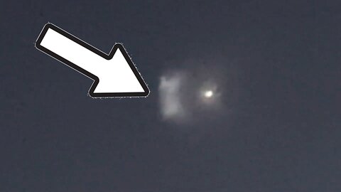 Unexpected Event of an UFO Shooting a Smoke Ring