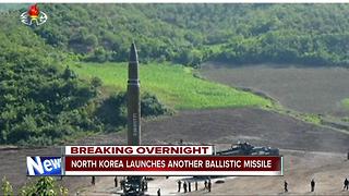 North Korea fires missile into waters off Japan